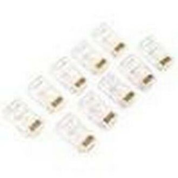 Rj45 Plug For Round Cable 100 Pack, Belkin, Mfr#: R6G088-R-100